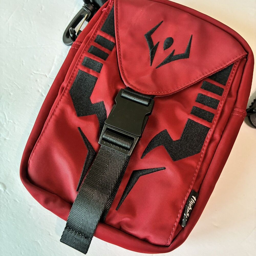 Jujutsu Kaisen Sukuna Red Black Crossbody Bag Satchel Buckle Purse Anime Gift - Picture 3 of 12